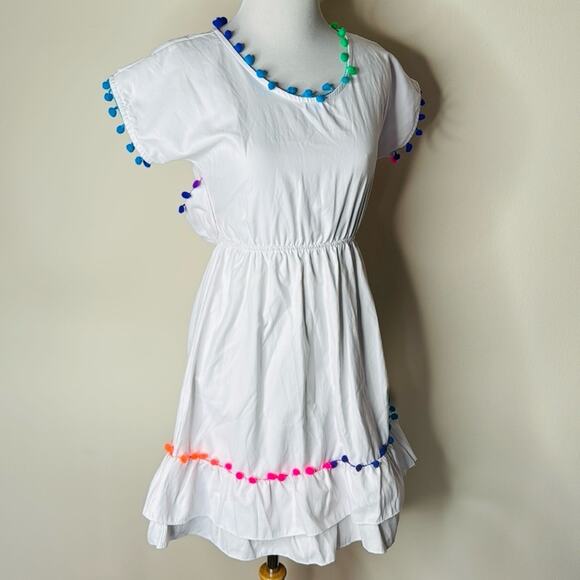 Peixoto White Nissi Girls Mini Dress - Picture 3 of 9